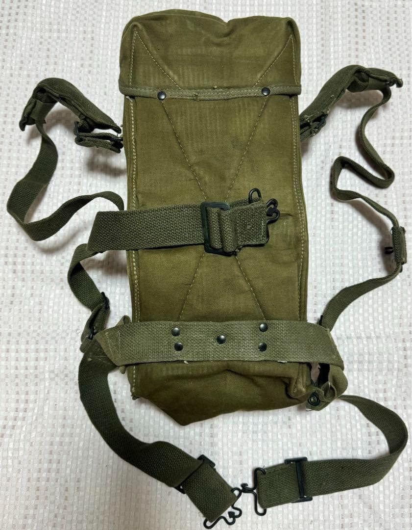 米軍 実物 地雷探知器用バッテリーバッグ