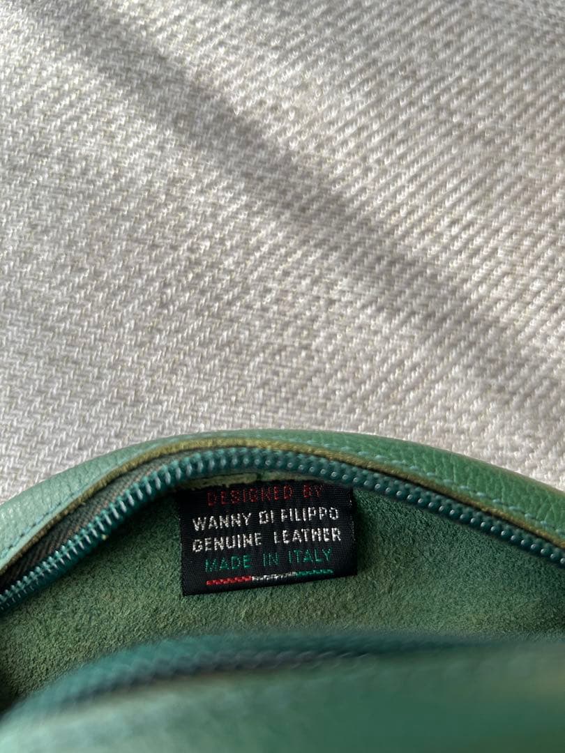 IL BISONTE イルビゾンテショルダーバッグ　グリーン半月型