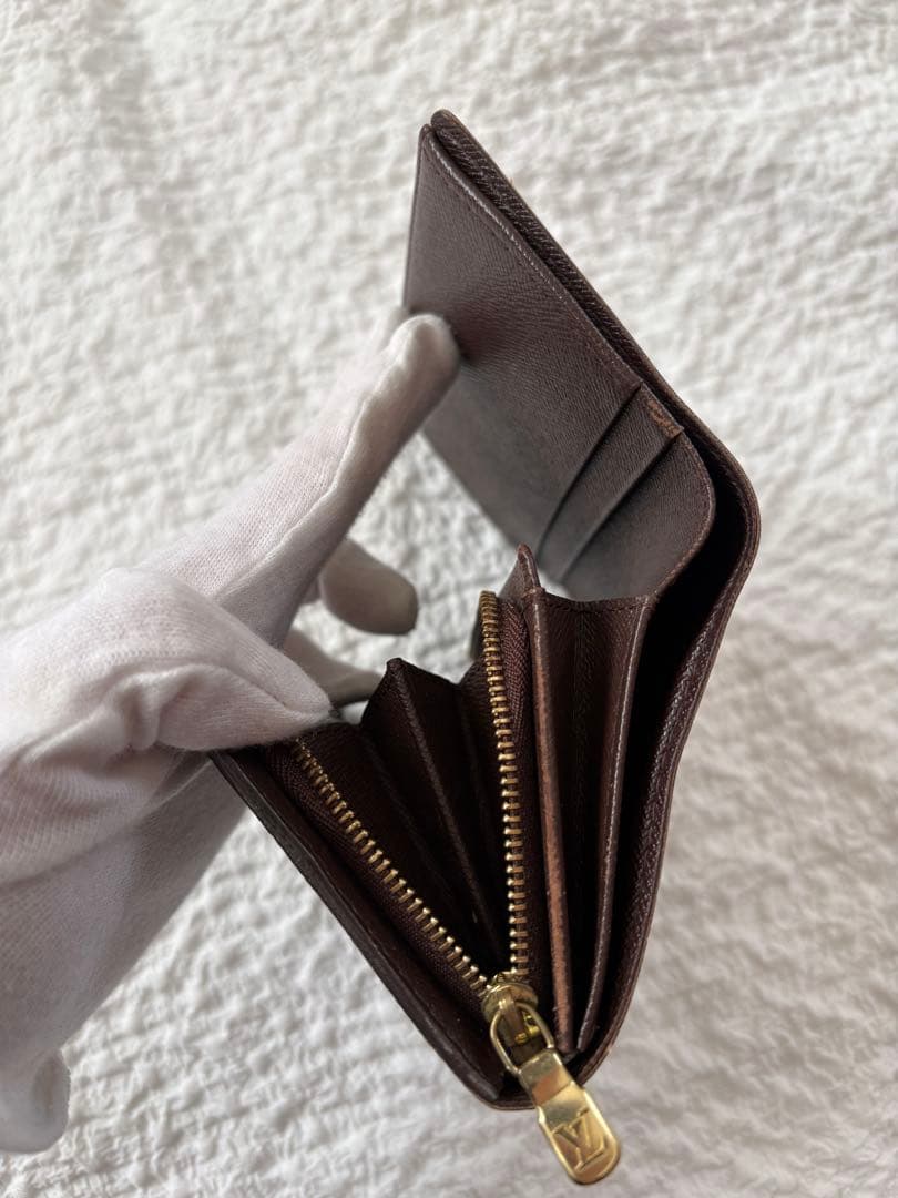 Louis Vuitton ルイ・ヴィトン ダミエ 二つ折り財布　トレゾール