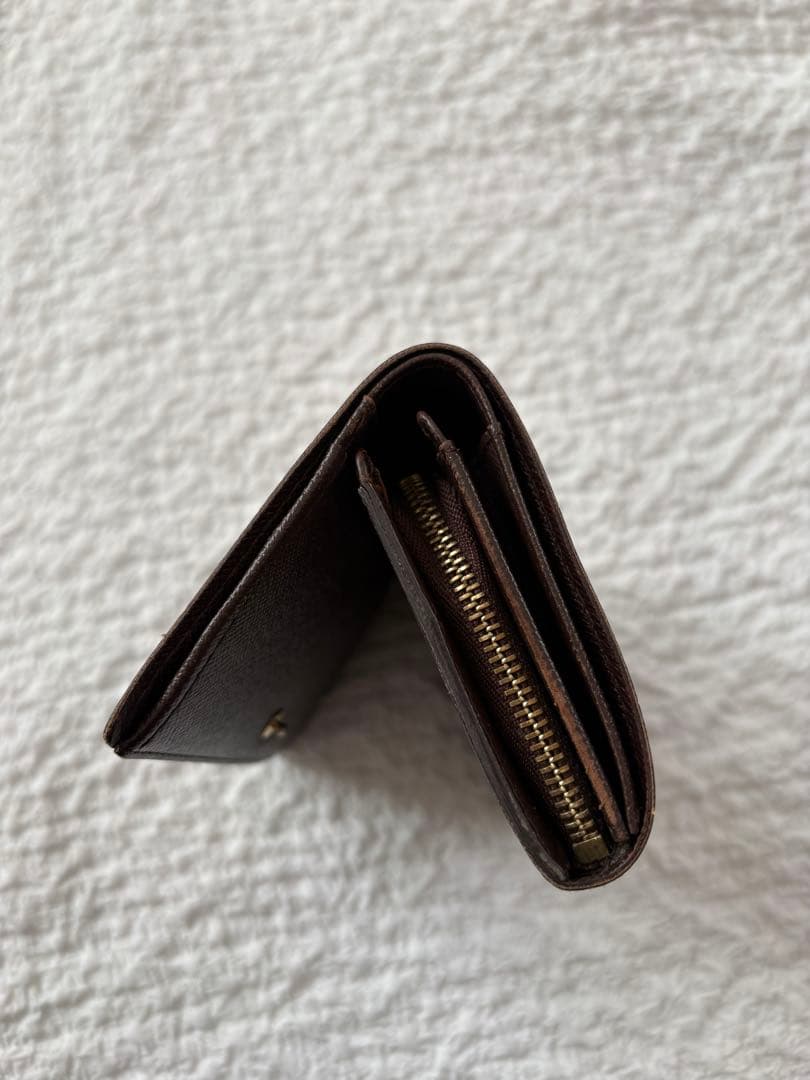Louis Vuitton ルイ・ヴィトン ダミエ 二つ折り財布　トレゾール