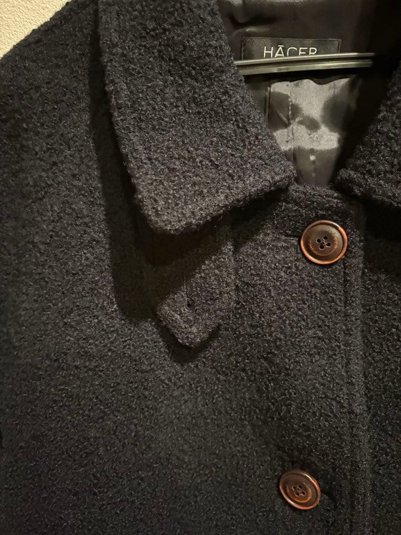 最終値下げ出品12／24までhacer アルパカハーフコート