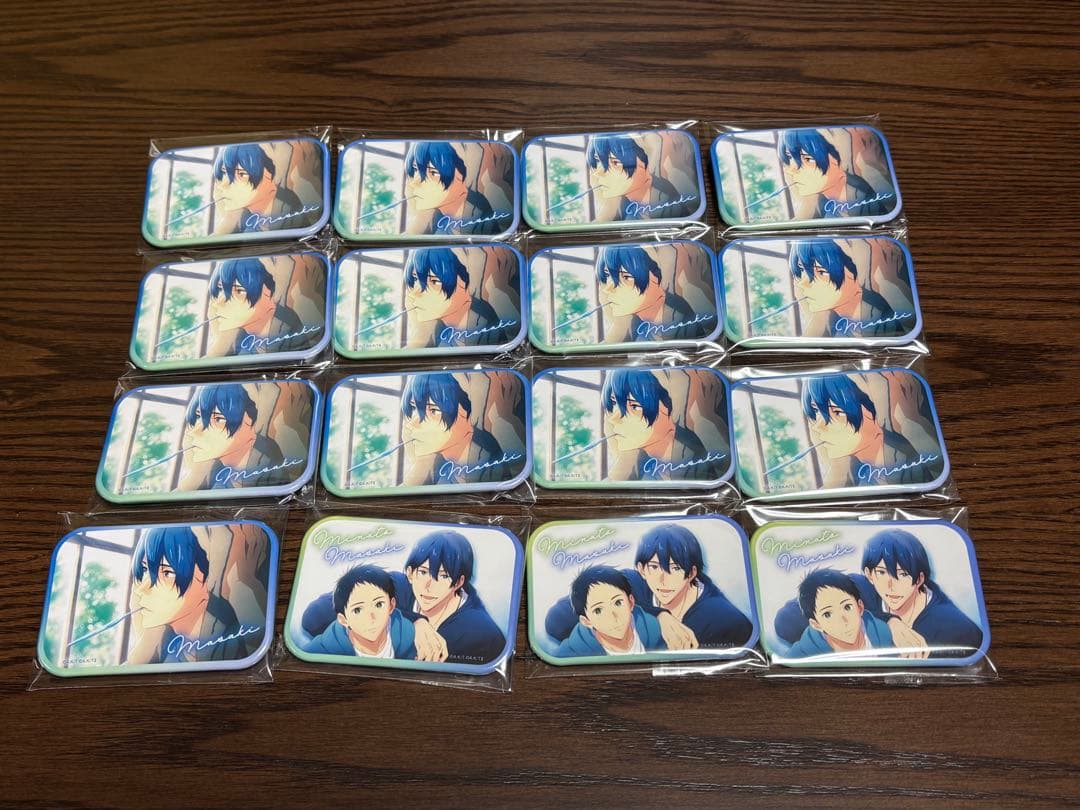 ツルネ スクエア缶バッジ 滝川雅貴 セット