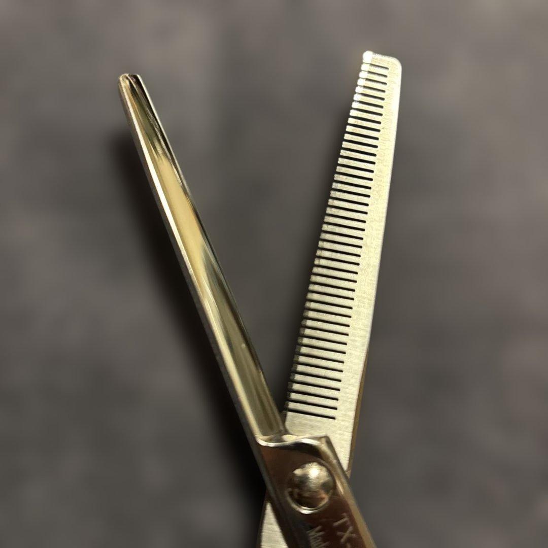 東京理器 胡蝶 TX42F すき鋏 セニングシザー トリミング ハサミ 42目