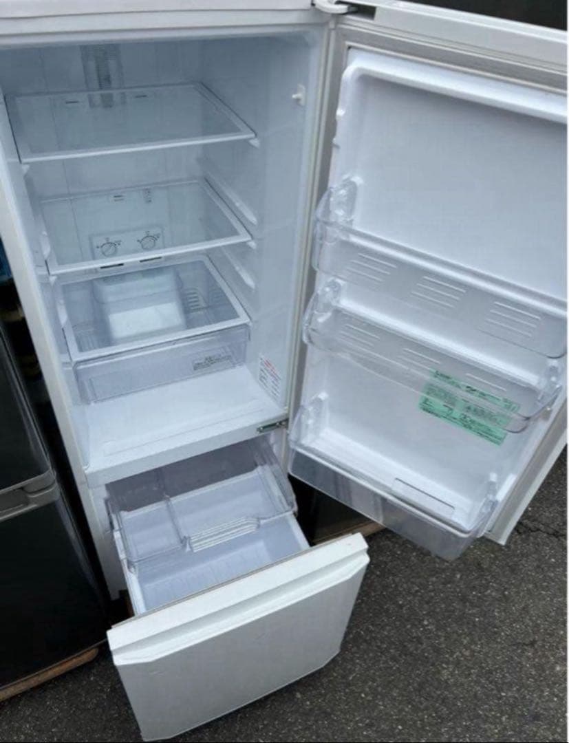 2019年製 168L MITSUBISHI 冷蔵庫 MR-P17ED-KW