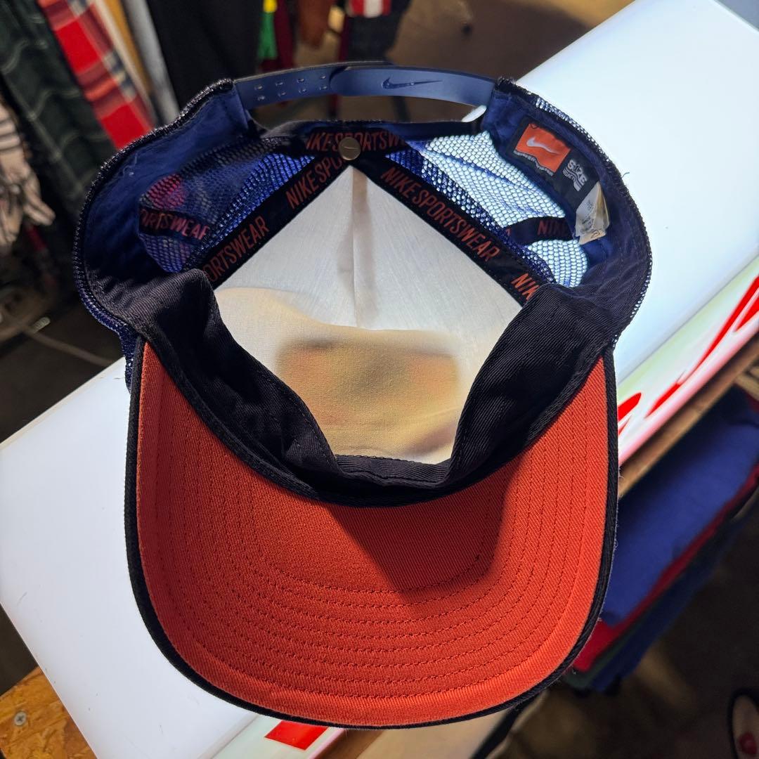 NIKE ナイキ メッシュキャップ トラッカーズキャップ ワッペン ネイビー