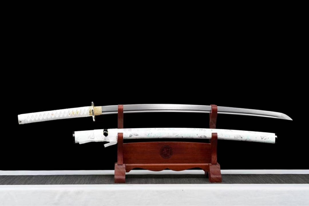 白綾 刀装具 日本刀 武具 鑑賞刀 居合刀 模造刀 舞踊刀