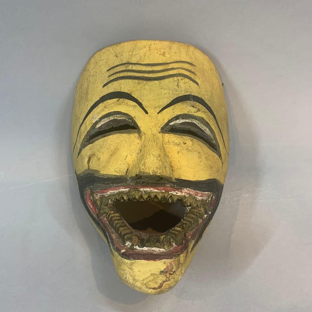 木彫　面　/飾面　能面