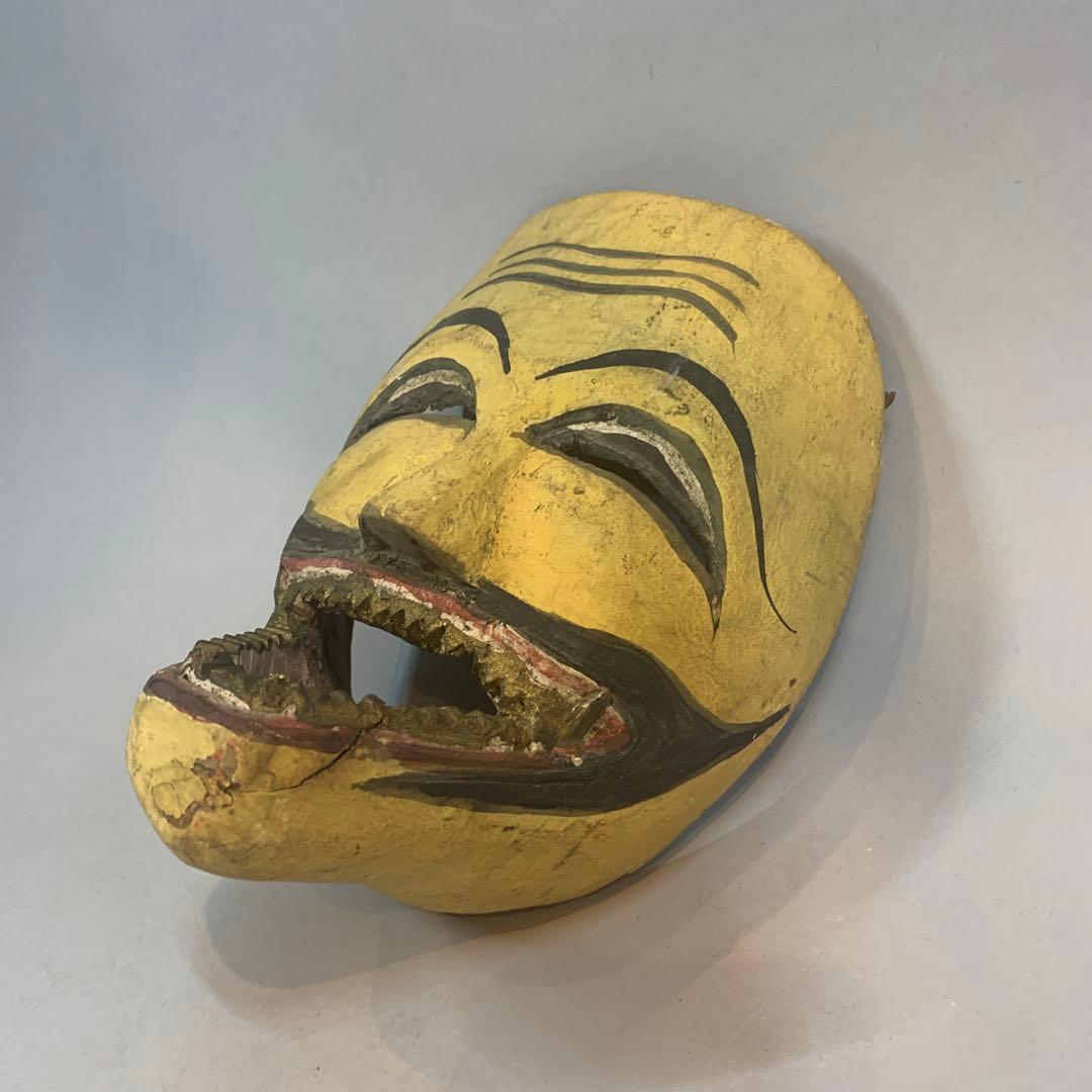 木彫　面　/飾面　能面
