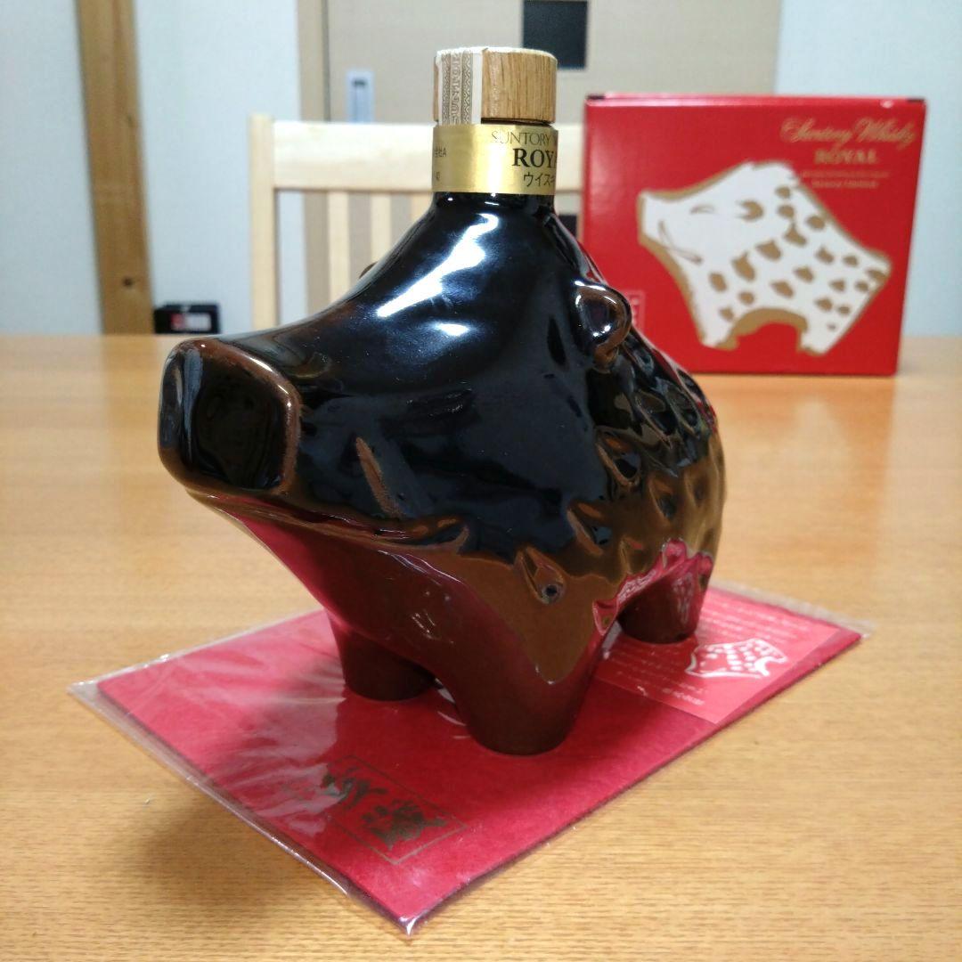 ◆サントリーウイスキー◆ローヤル◆干支ボトル◆亥歳◆1995年◆平成7年◆古酒
