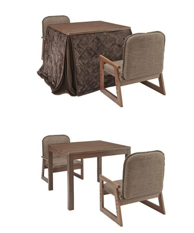 【キックン様】ユアサプライム お二人様コタツ75 なごみツイン 4点セット