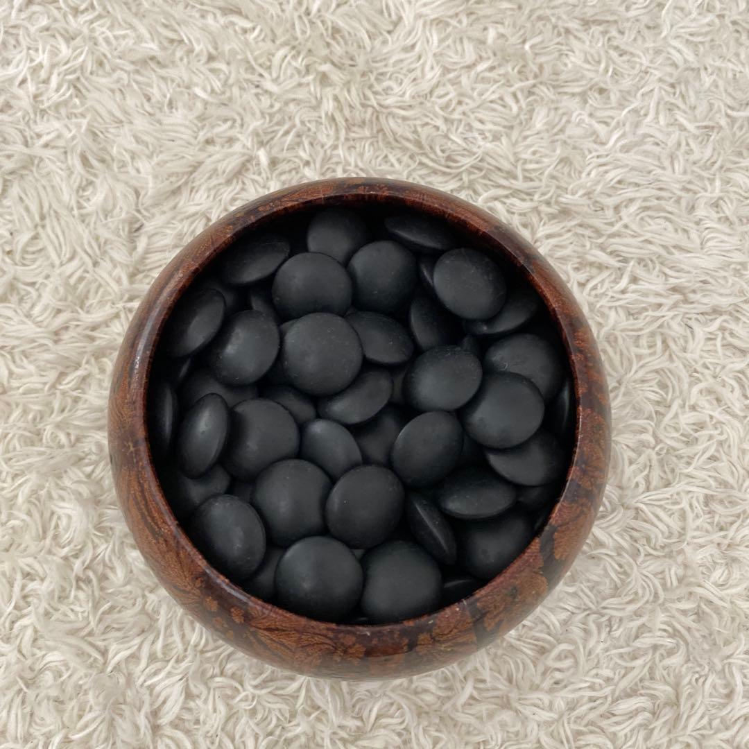 ◯囲碁　碁盤 碁石 セット 足付 ヘソ有り 蛤碁石