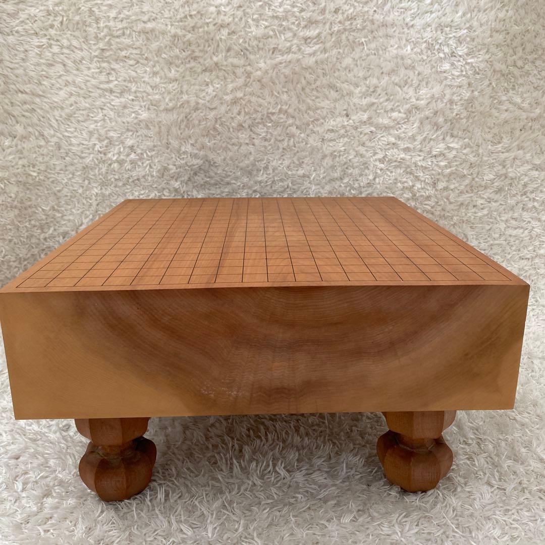 ◯囲碁　碁盤 碁石 セット 足付 ヘソ有り 蛤碁石