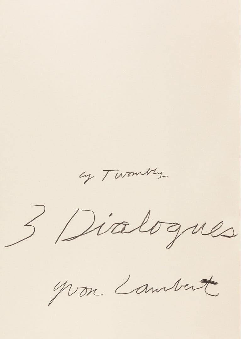 新品正規品 サイ・トゥオンブリー Cy Twombly1977 希少ポスター