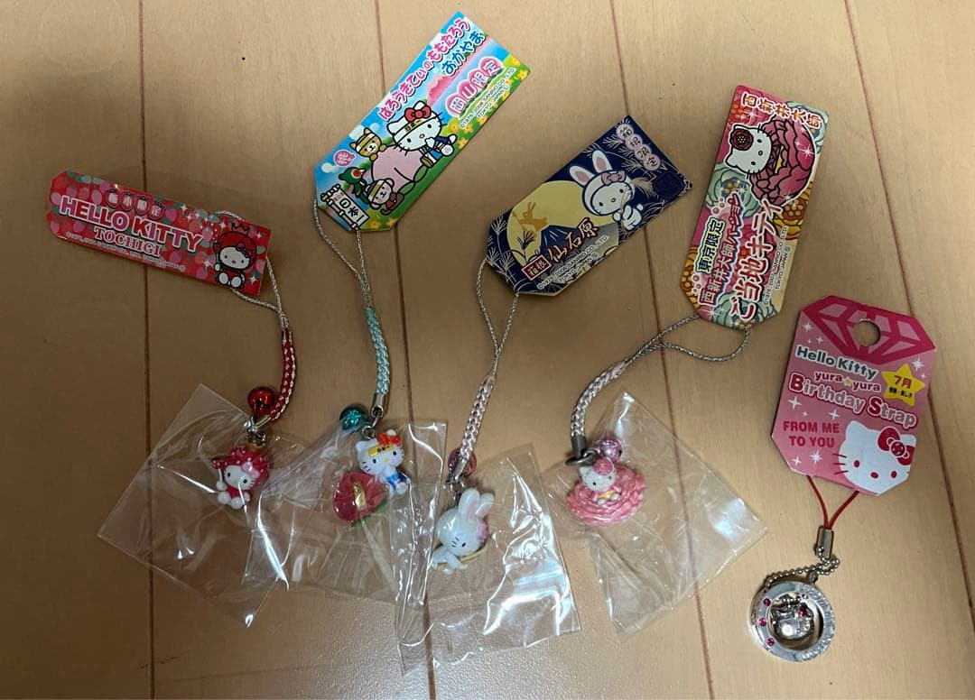 ご当地キティ&バースデーストラップセット