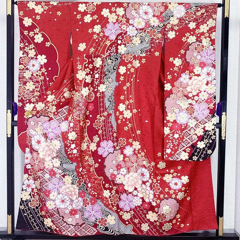 509z40☆京都きもの友禅 振袖 小柄な方にも☆美品 成人式 結婚式 十三参り
