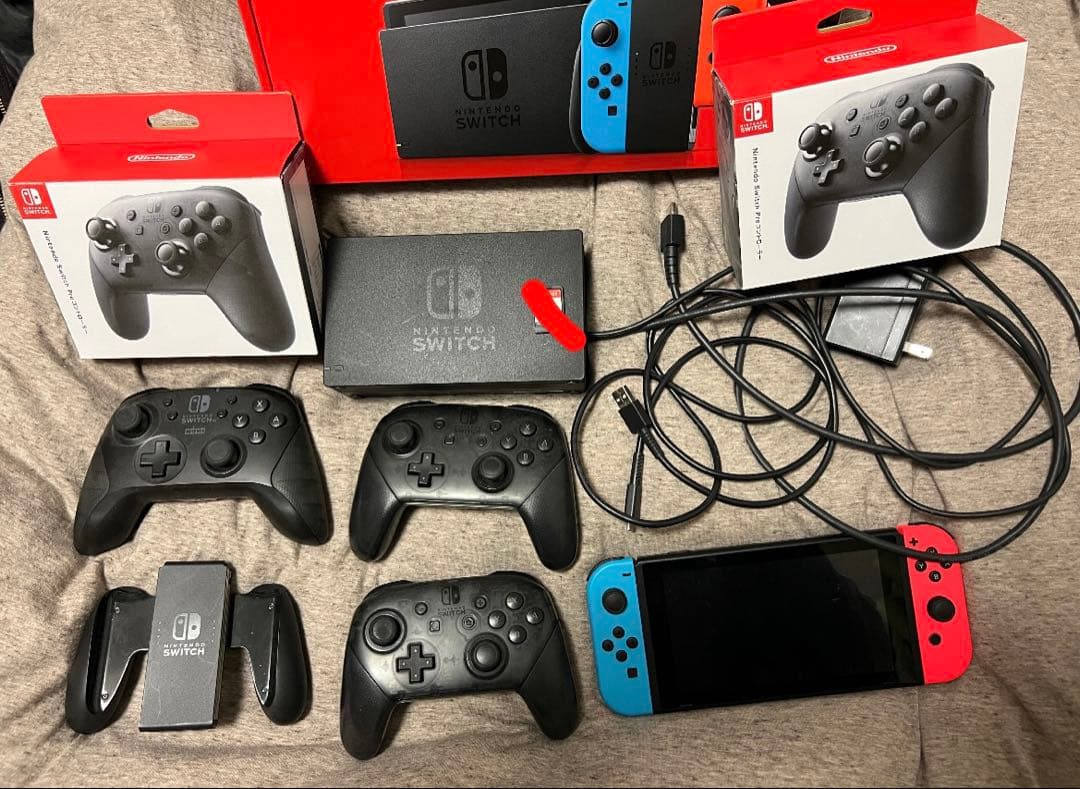 Nintendo Switch 本体 赤青Joy-Con 2プロコントローラー