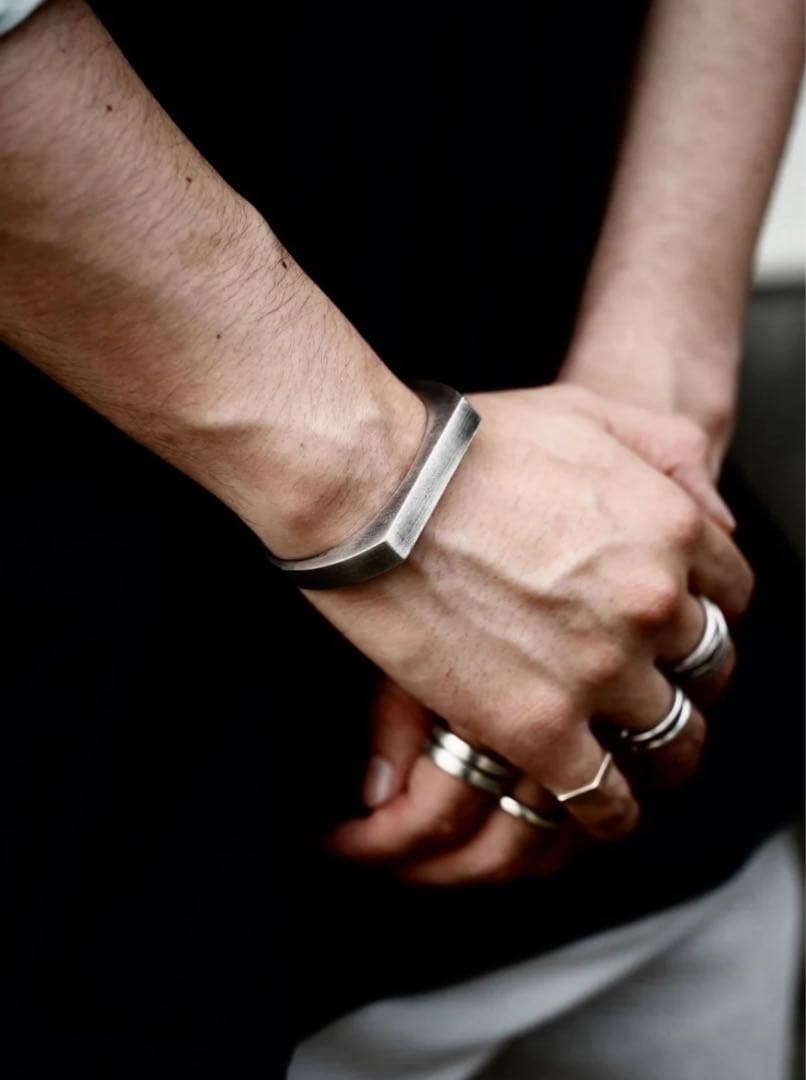 PRY/ Signet Bangle silver925 プライ シュウト