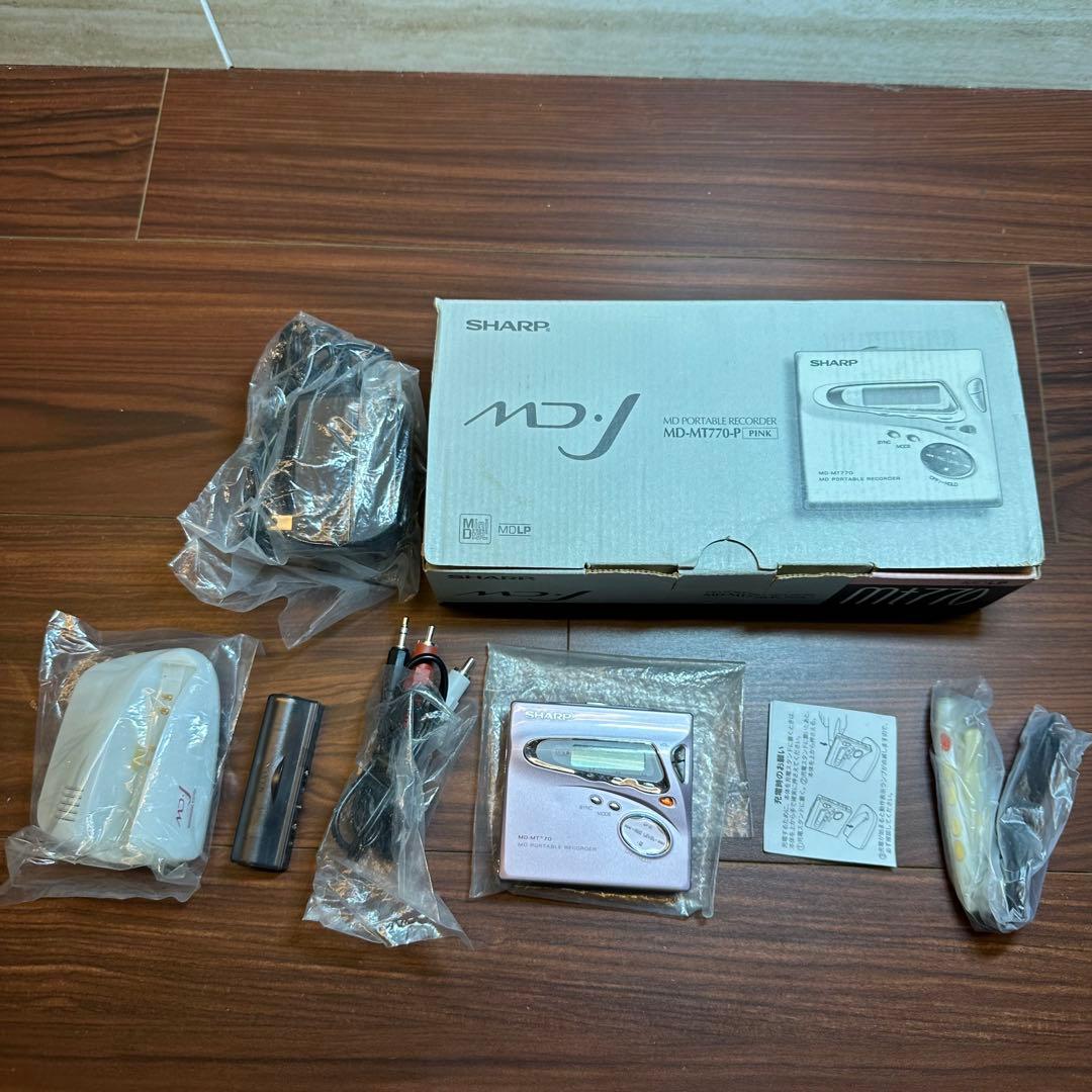 SHARP MD-MT770 ポータブルMDプレーヤー 5542