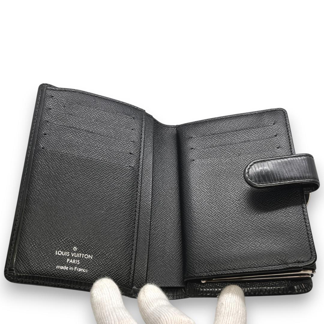 もらまる様ルイヴィトン 二つ折り財布 エピ ヴィエノワ がま口 新型8カード