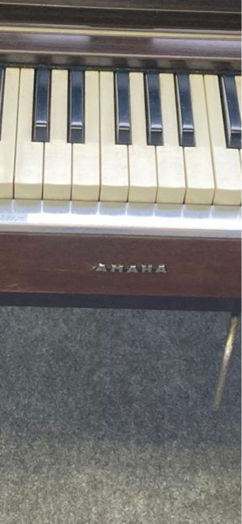 Yamaha ピアノ ダークブラウン 収納引き出し付き
