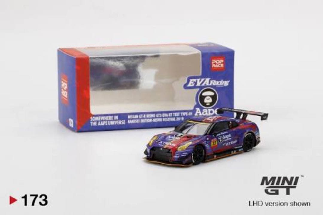 MiniGT Pop Race GT-R GT3 EVA ミニカー