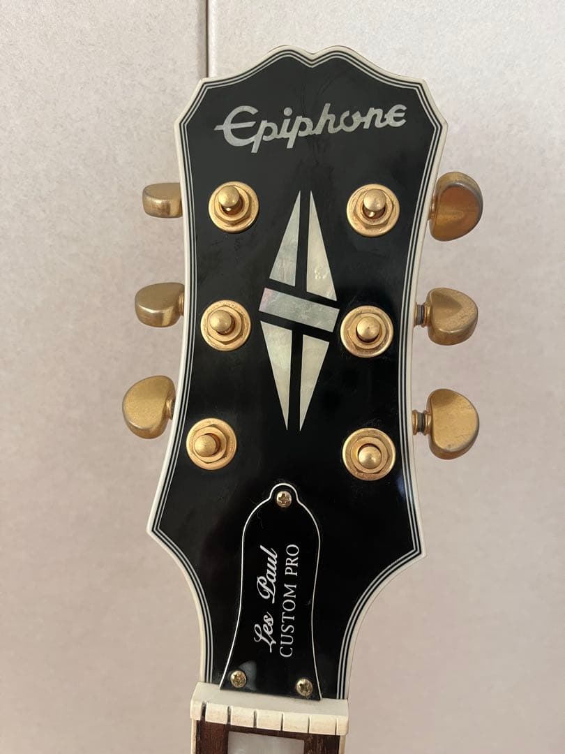 ギター Epiphone Les Paul Custom Pro White
