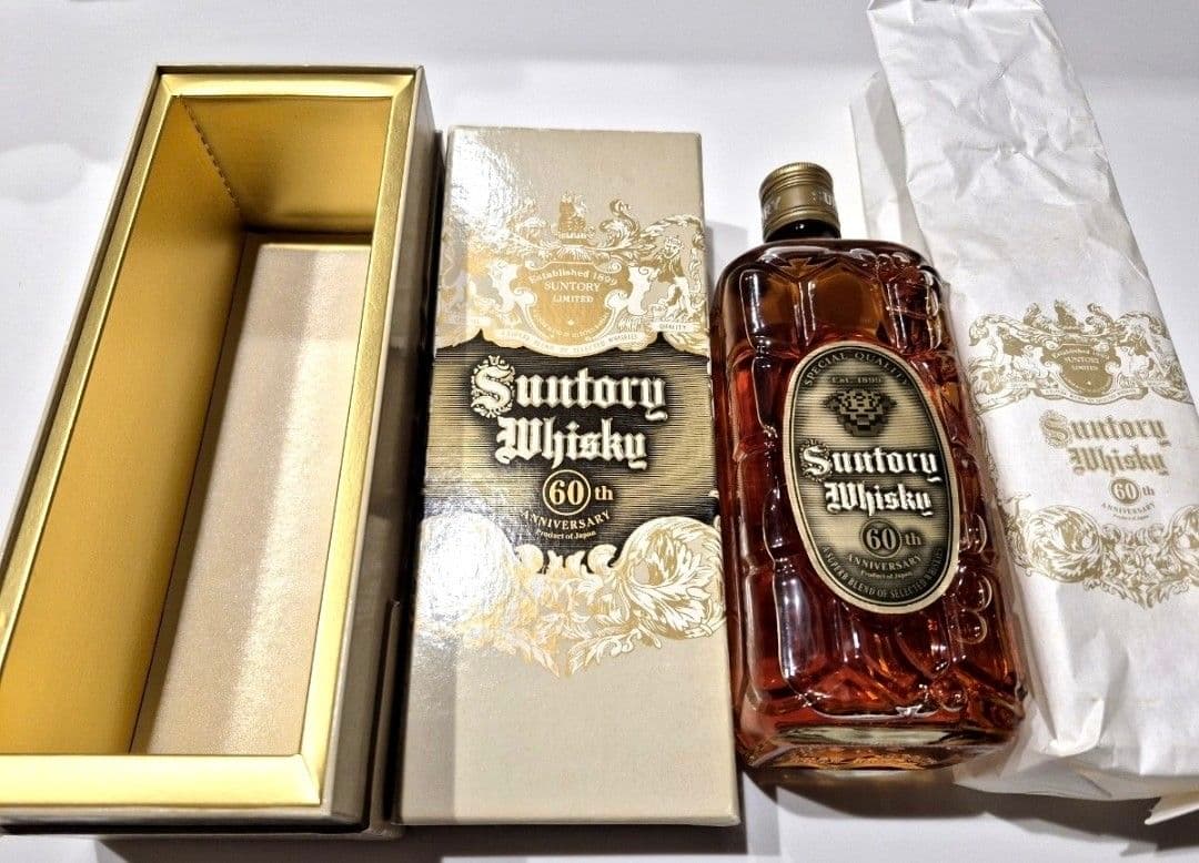 サントリー 角瓶 発売60周年記念ボトル 700ml 未開封 外箱・内袋付