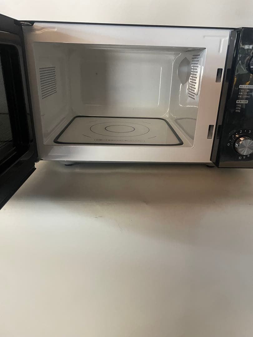 ツインバード ミラーガラスフラット電子レンジ DR-D278B 2023年