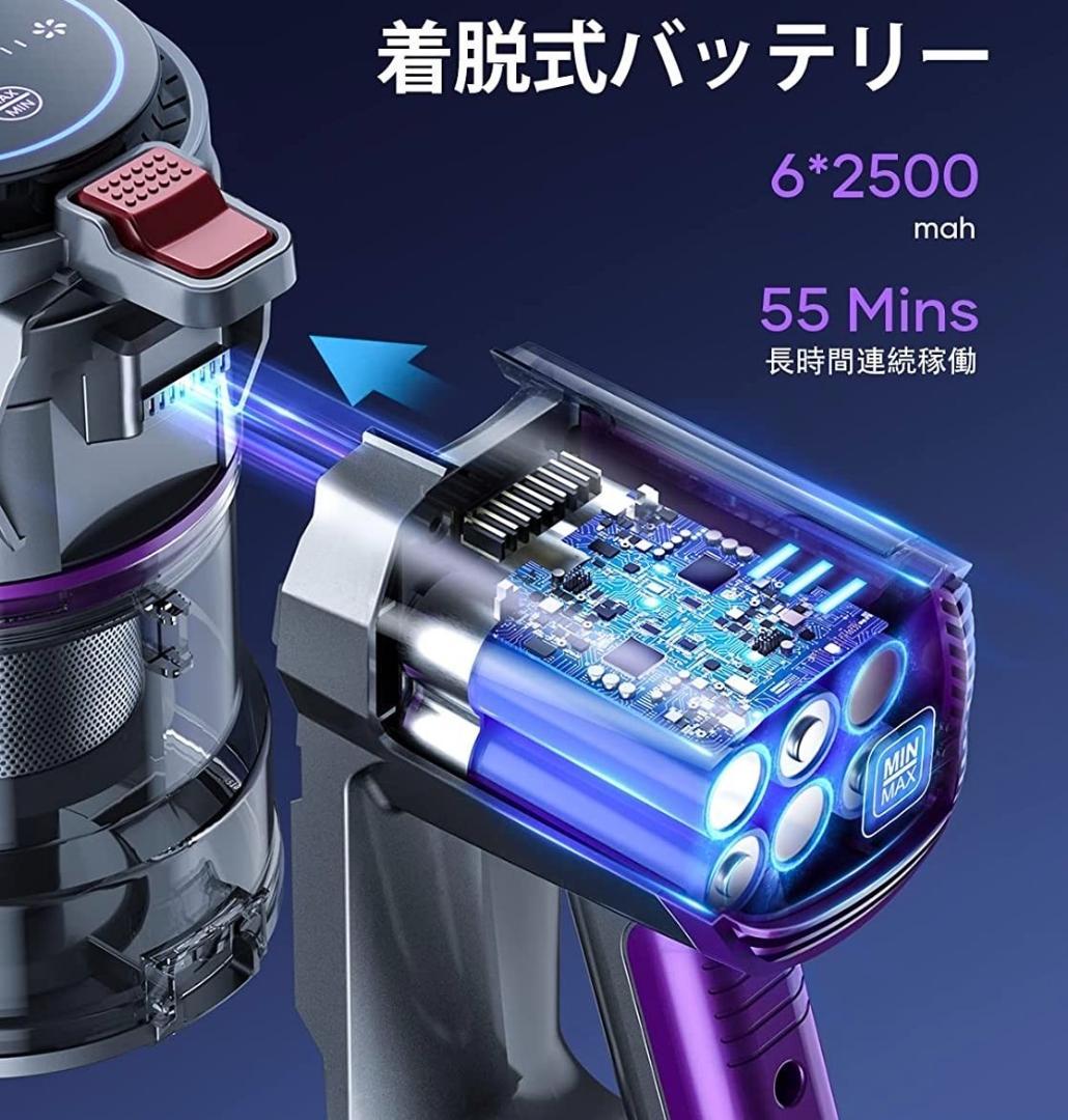 ❤吸引力33000Pa以上&400Wハイパワー❣ゴミを根こそぎ吸引♪❤掃除機