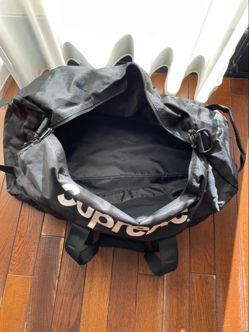 Supreme 16SS 黒 ダッフルバッグ