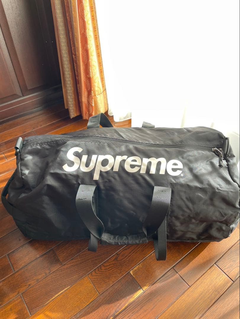 Supreme 16SS 黒 ダッフルバッグ