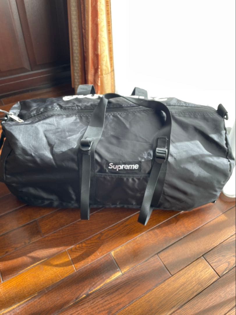 Supreme 16SS 黒 ダッフルバッグ