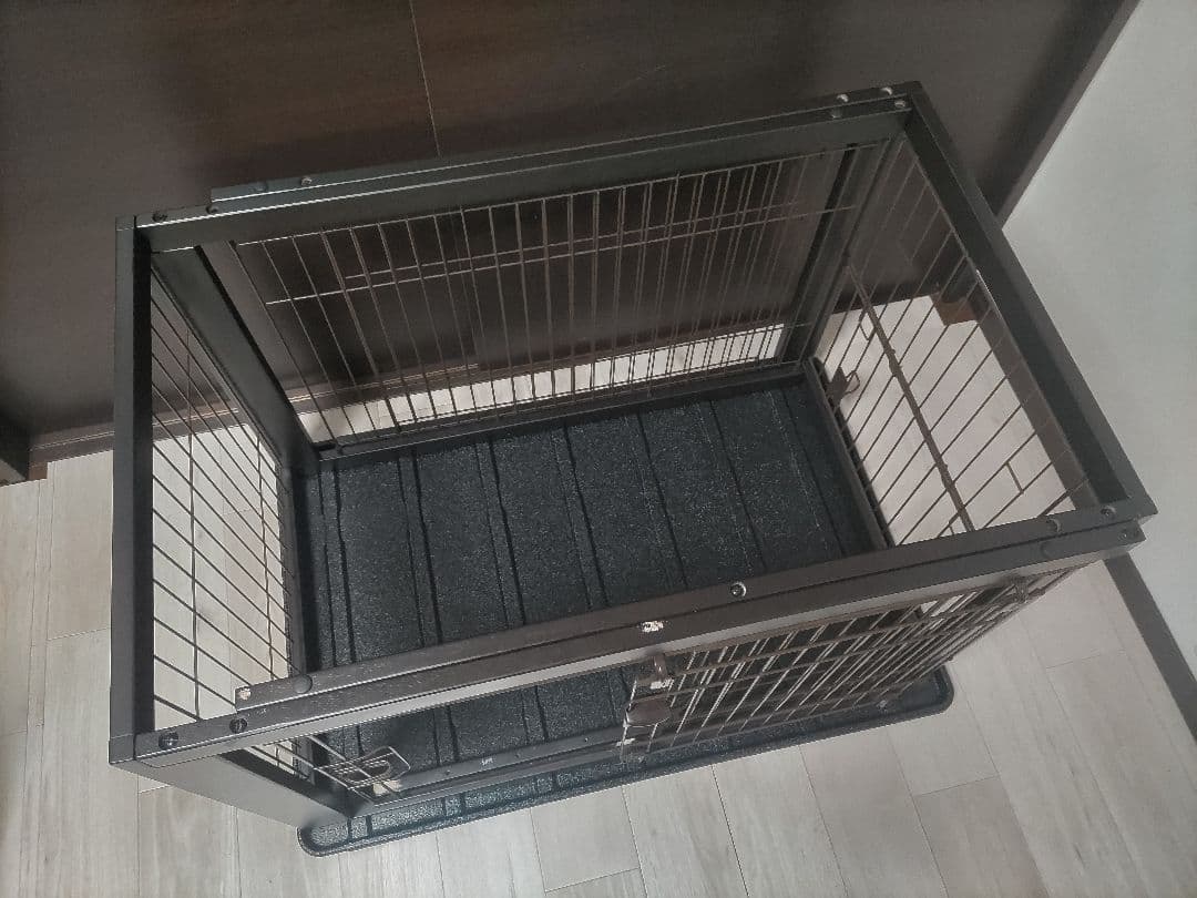 リッチェル 木製スライドペットサークル レギュラー＆仕切り ダークブラウン