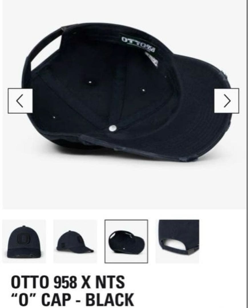 OTTO 958 X NTS “O” CAP - BLACK
