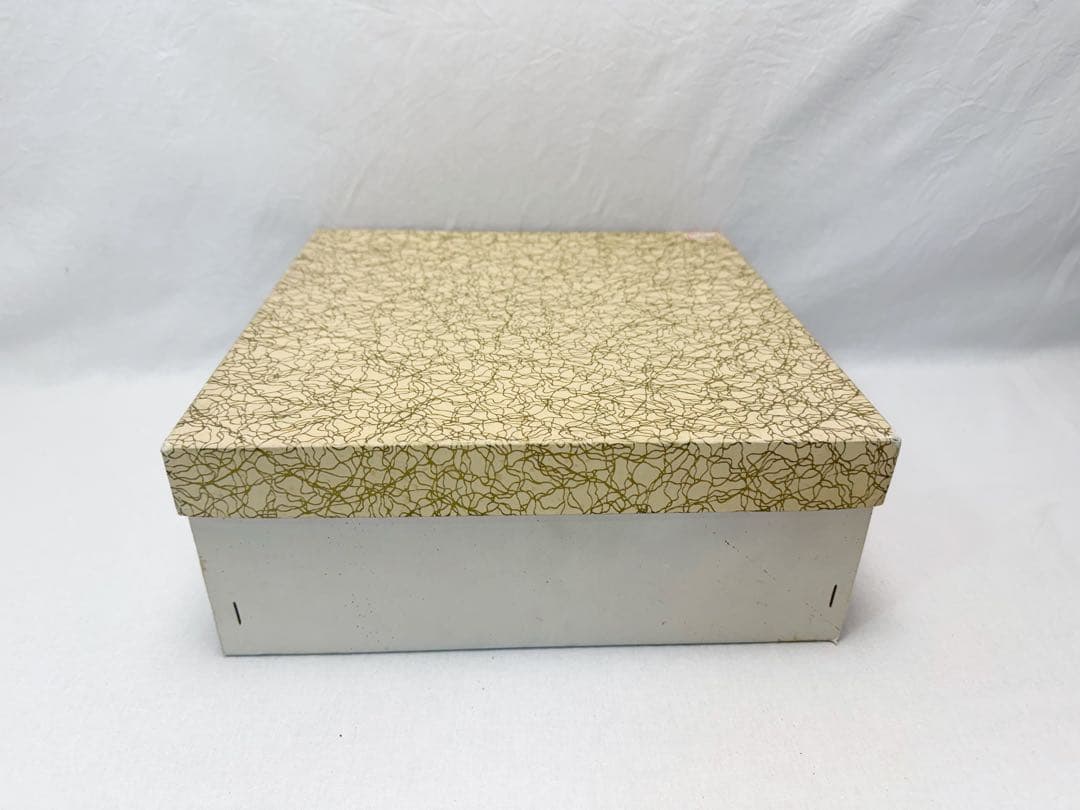 未使用 茶道具 唐物写六角 炭斗 炭入 炭点前元箱