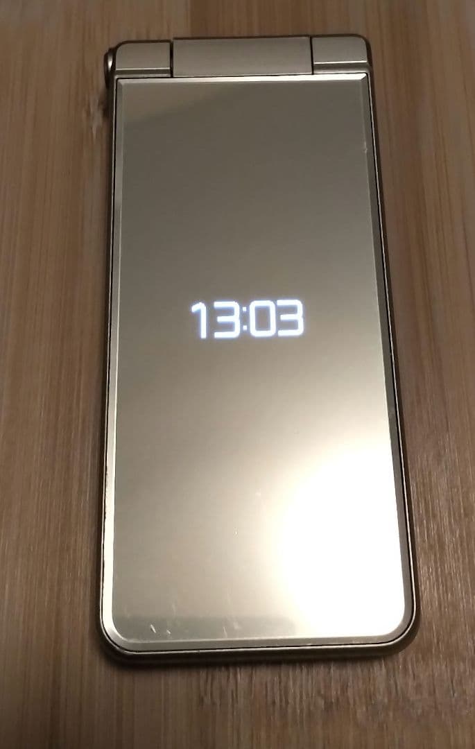 NP601SH AQUOS EDEL ゴールド 折りたたみ式