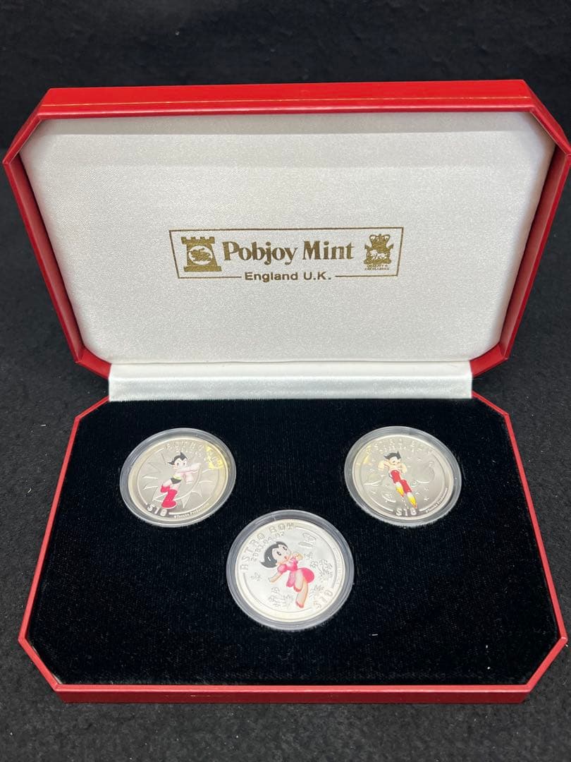 【 鉄腕アトム10ドル銀貨 】 銀貨セットSILVA 925