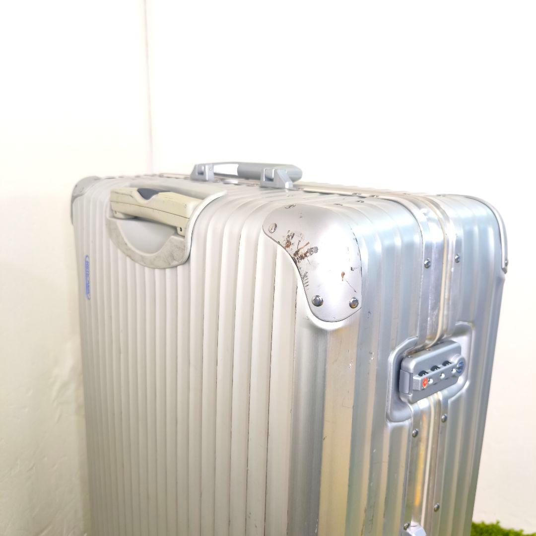 廃盤 青ロゴ リモワ トパーズ 932.77 104L 4輪 キャリーケース