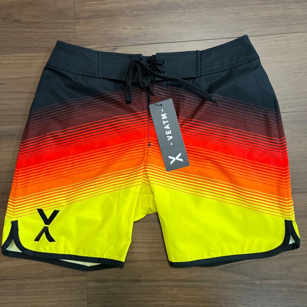 【未使用】VEATM ビートム　サーフパンツ　ボードショーツ　M　フィジーク