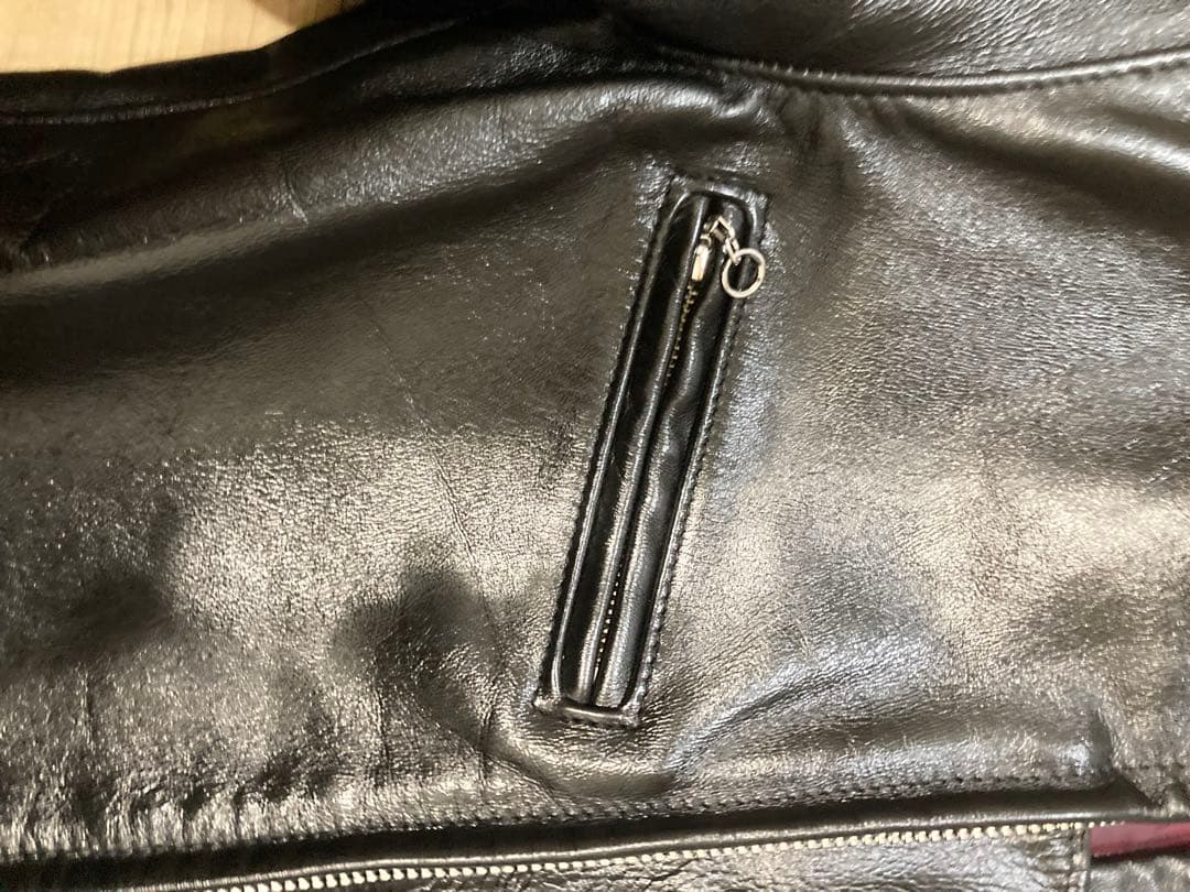 Schott 641XXH 馬革シングルライダース サイズ36 ブラック