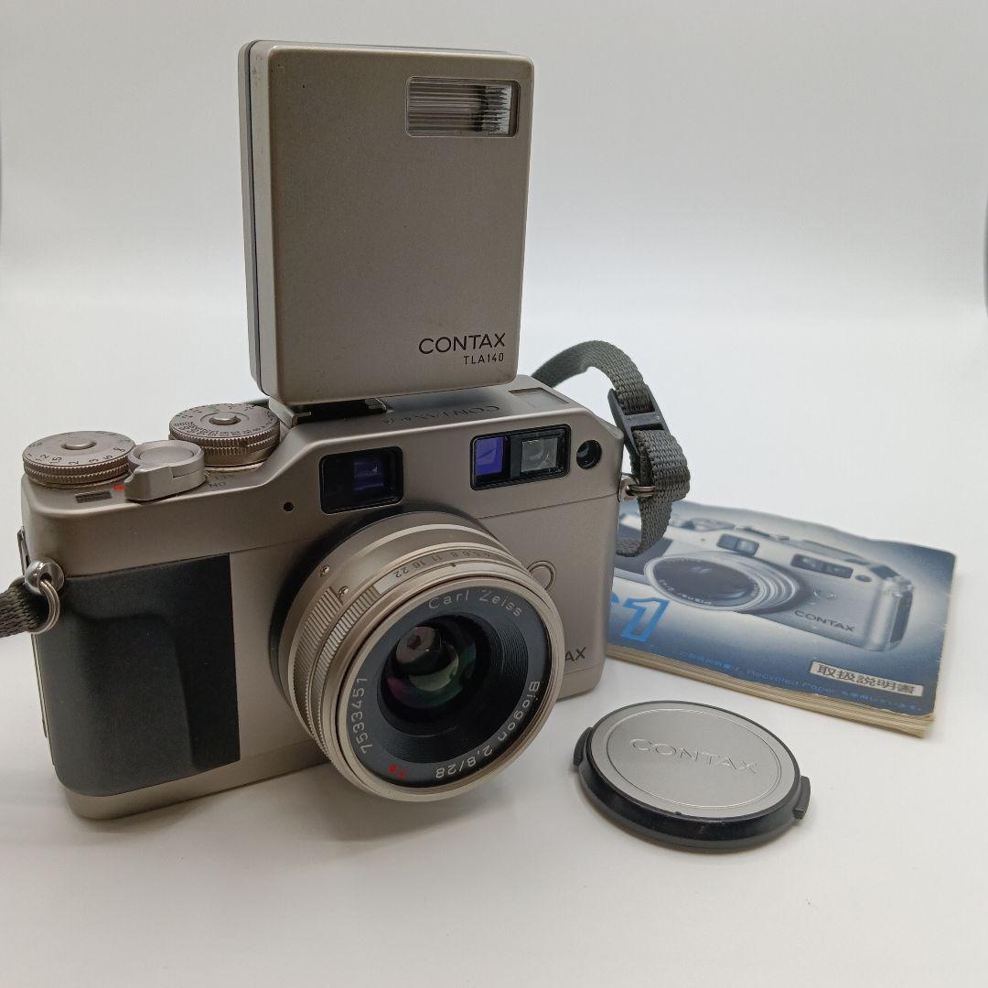CONTAX G1 シルバー フィルムカメラ　上野2