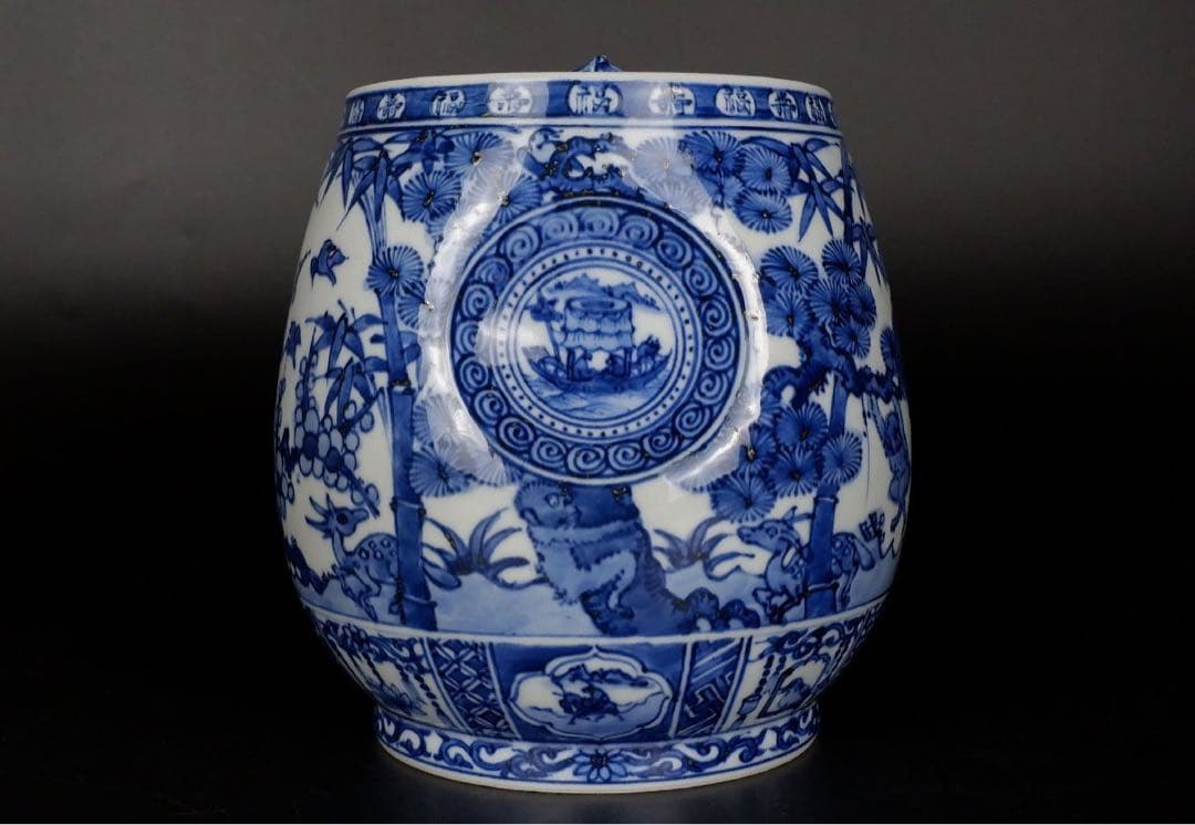 宮川香齋　真葛　祥瑞写水指　共箱　淡々斎書付　京都　茶道具　真作保証