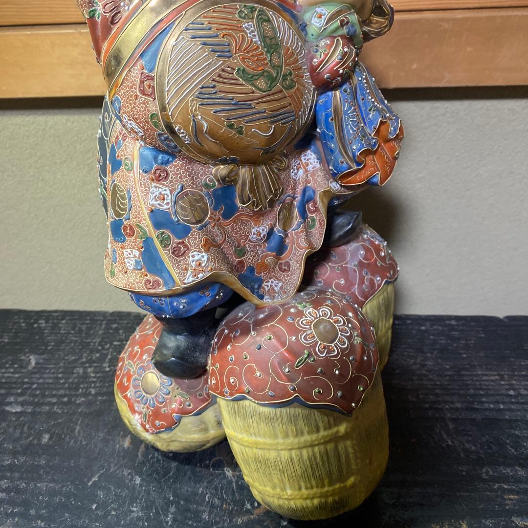 古九谷焼　大黒天置物