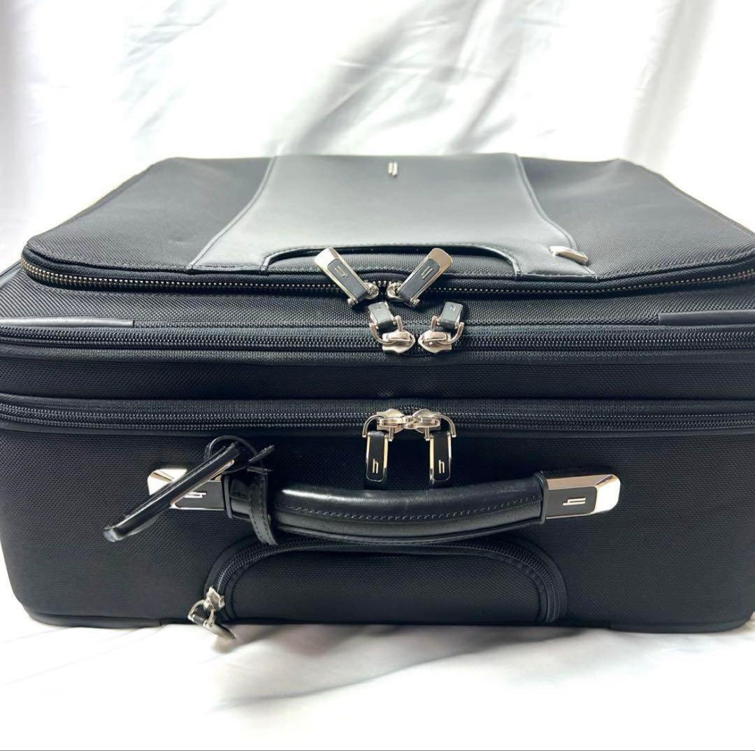 【美品】hartmann ハートマン キャリーケース　スーツバック　ブラック　黒