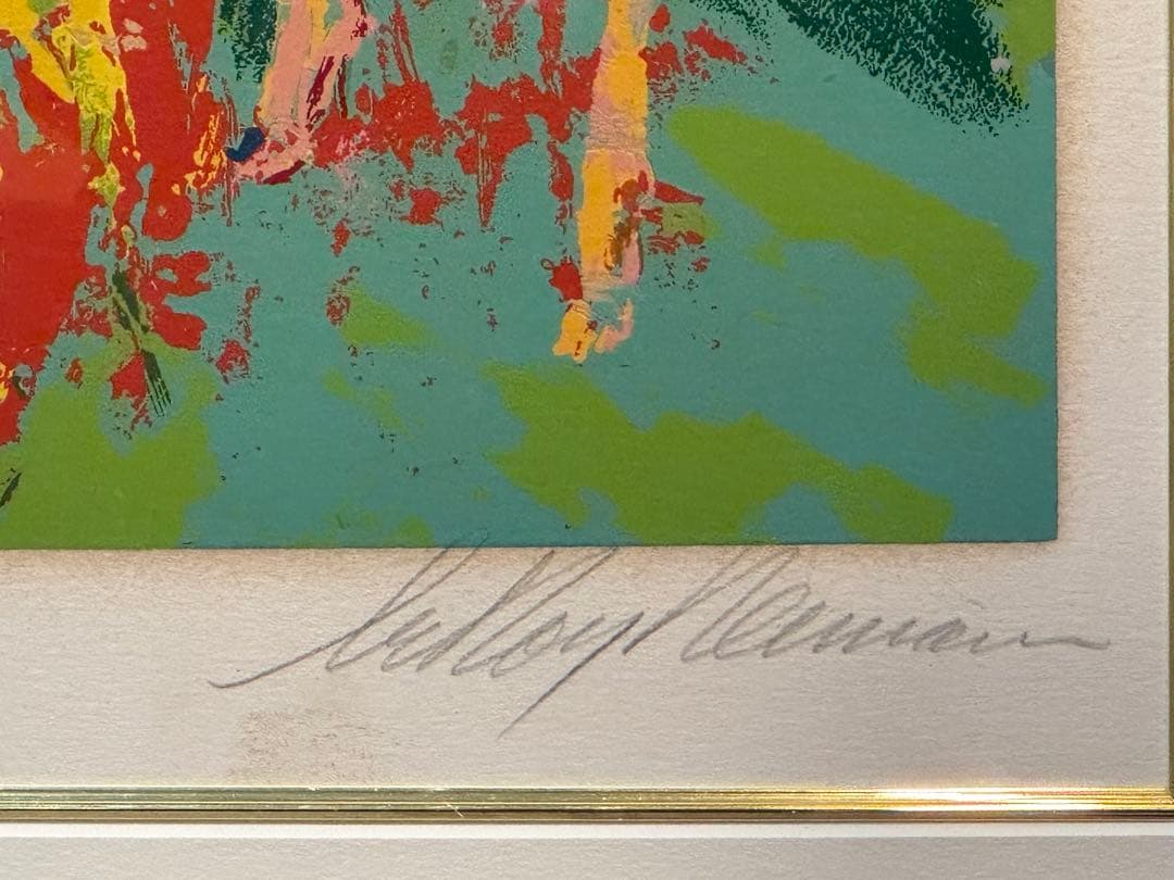 【真作】リロイ・ニーマンLeroy Neiman「PASSISTAS」セリグラフ