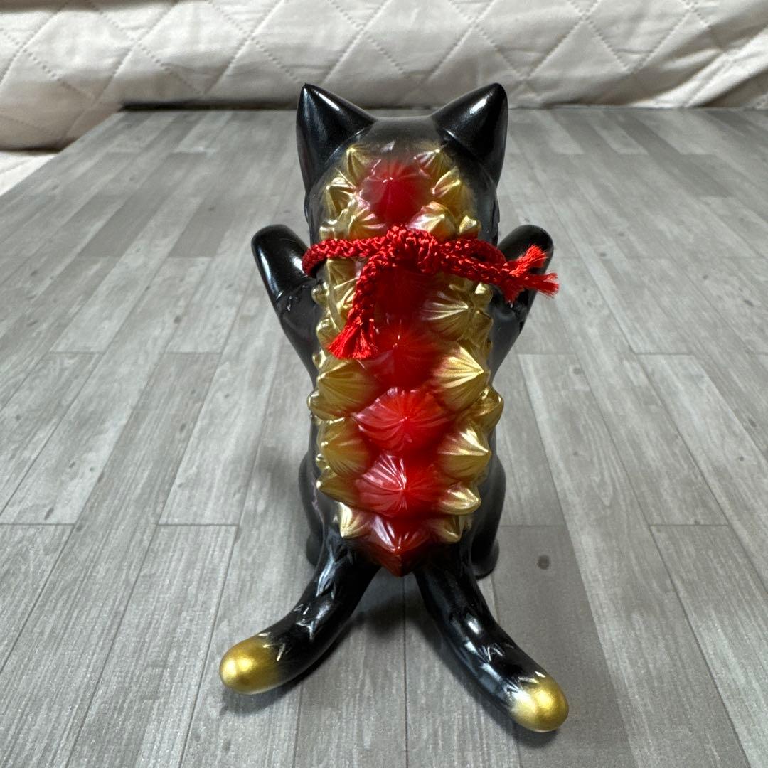 小夏屋　ネゴラ　黒招き猫　ソフビ