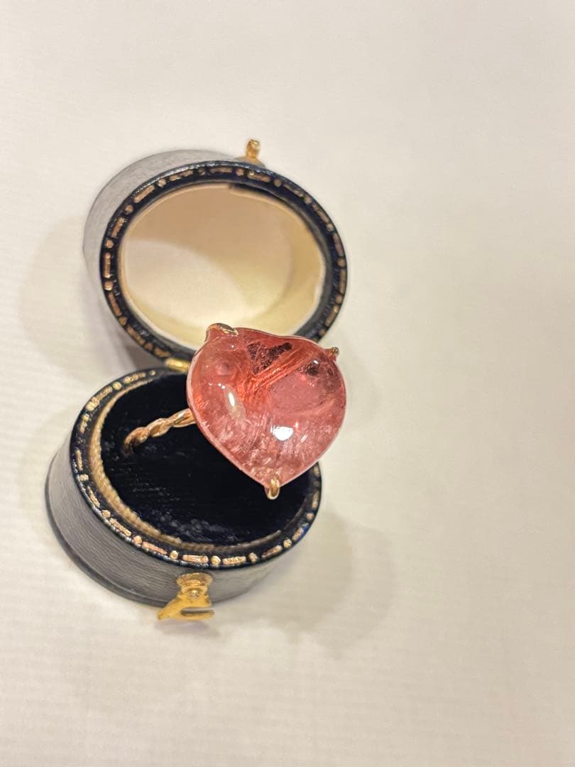 イーダーオーバーシュタイン　ピンクトルマリン　リング　ハンドメイド