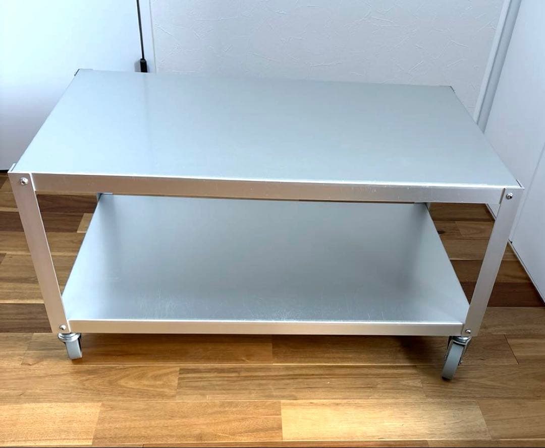 廃盤 無印良品 MUJI アルミ　ローテーブル 大