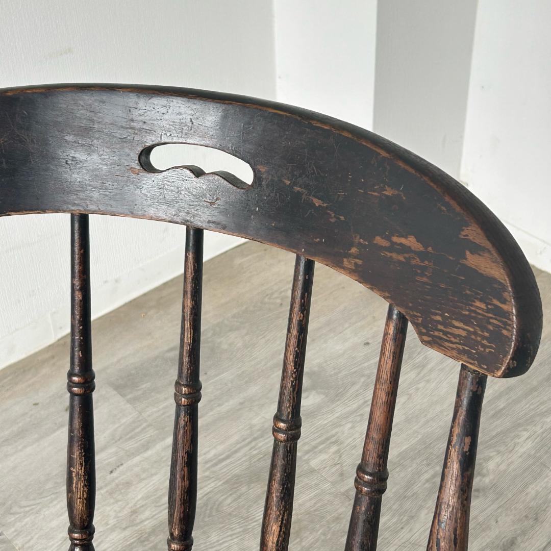 イギリス アンティーク 家具 アーム チェア 1900年頃 椅子 593A