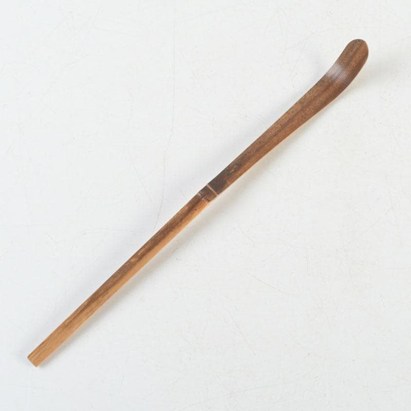 茶道具　影林宗篤　茶杓　銘蓬莱　前大徳　福本積應書付　共筒共箱　V　9575